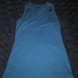 Baby blue Reebok workout tank